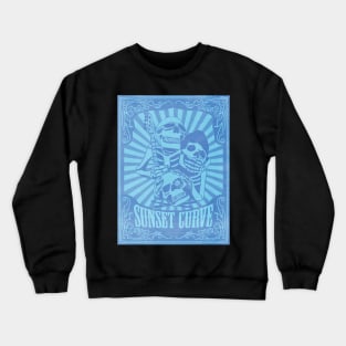 SUNSET CURVE ROCK BAND (POSTER VERSION) #4 Crewneck Sweatshirt